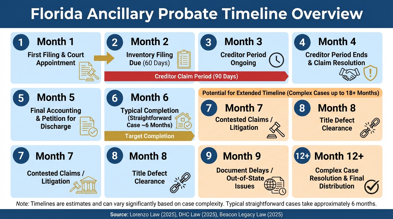 Ancillary probate timeline in florida